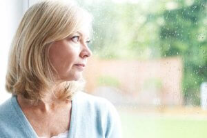 women staring out the window